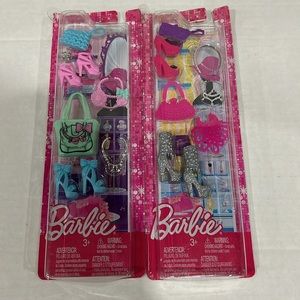 Vintage 2 Pack - Barbie Shoes, Purses, Tiaras And More..